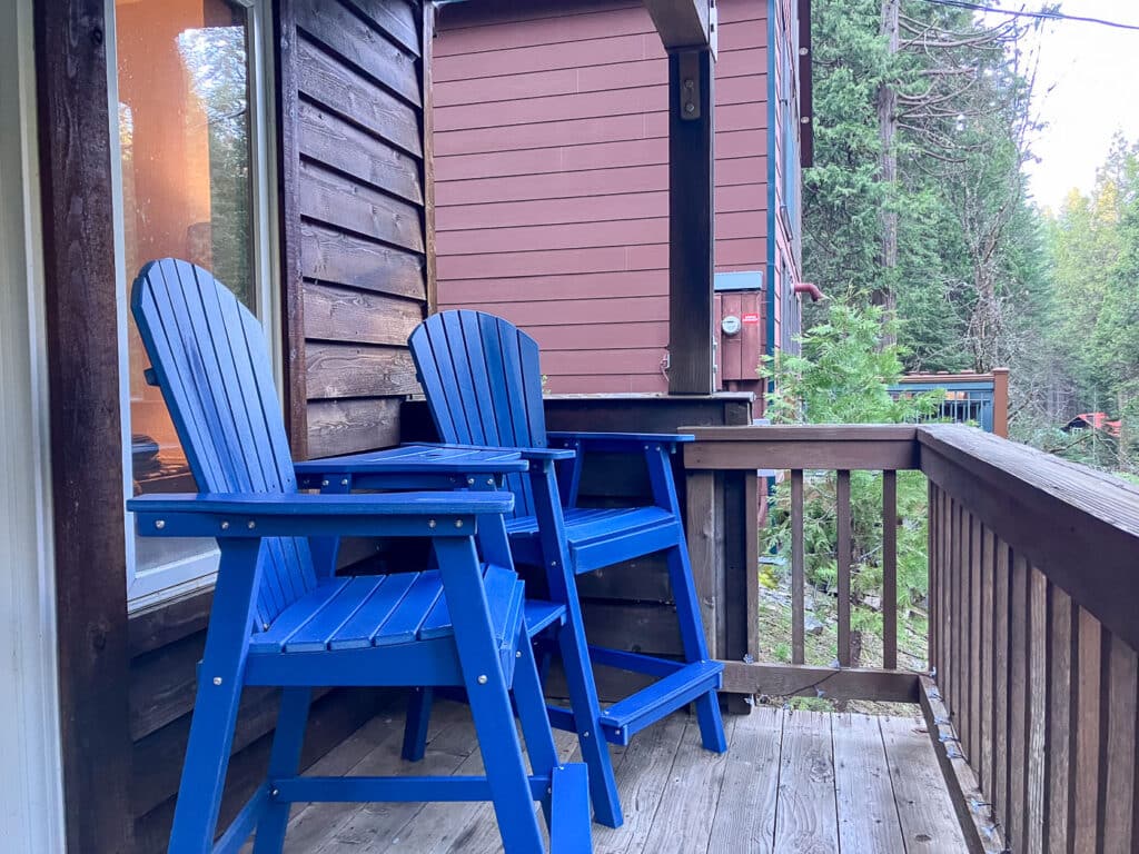 Boom Chalet lower deck