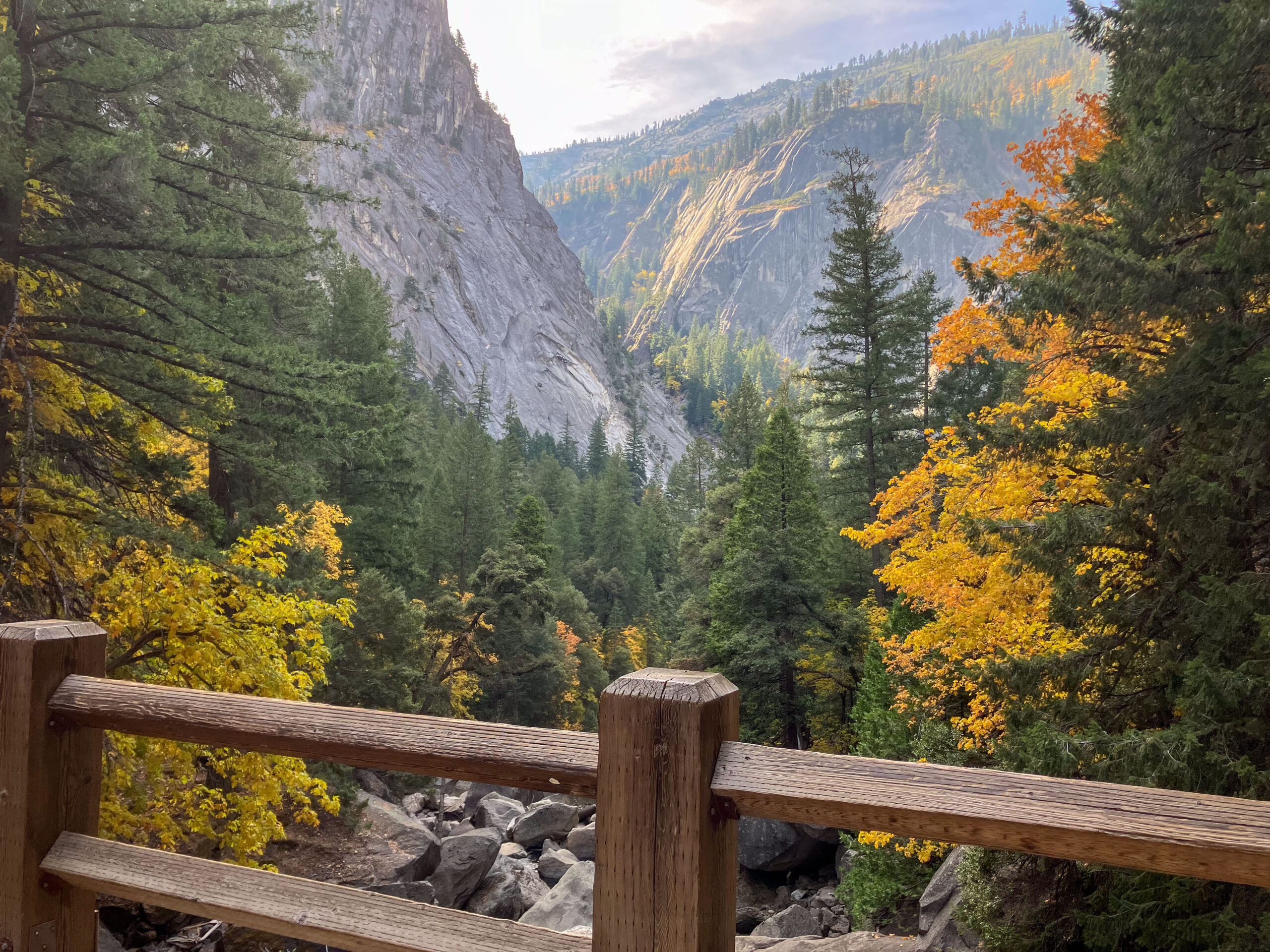 Mist Trail in the Fall