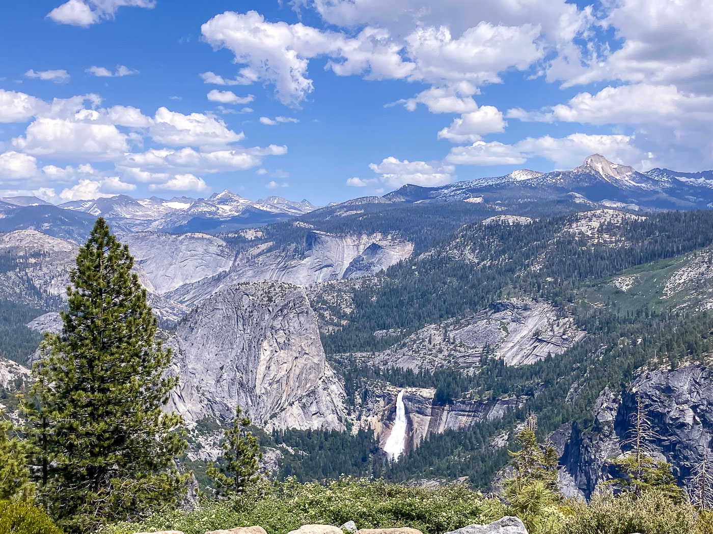 Nevada Falls from Glacier Point
