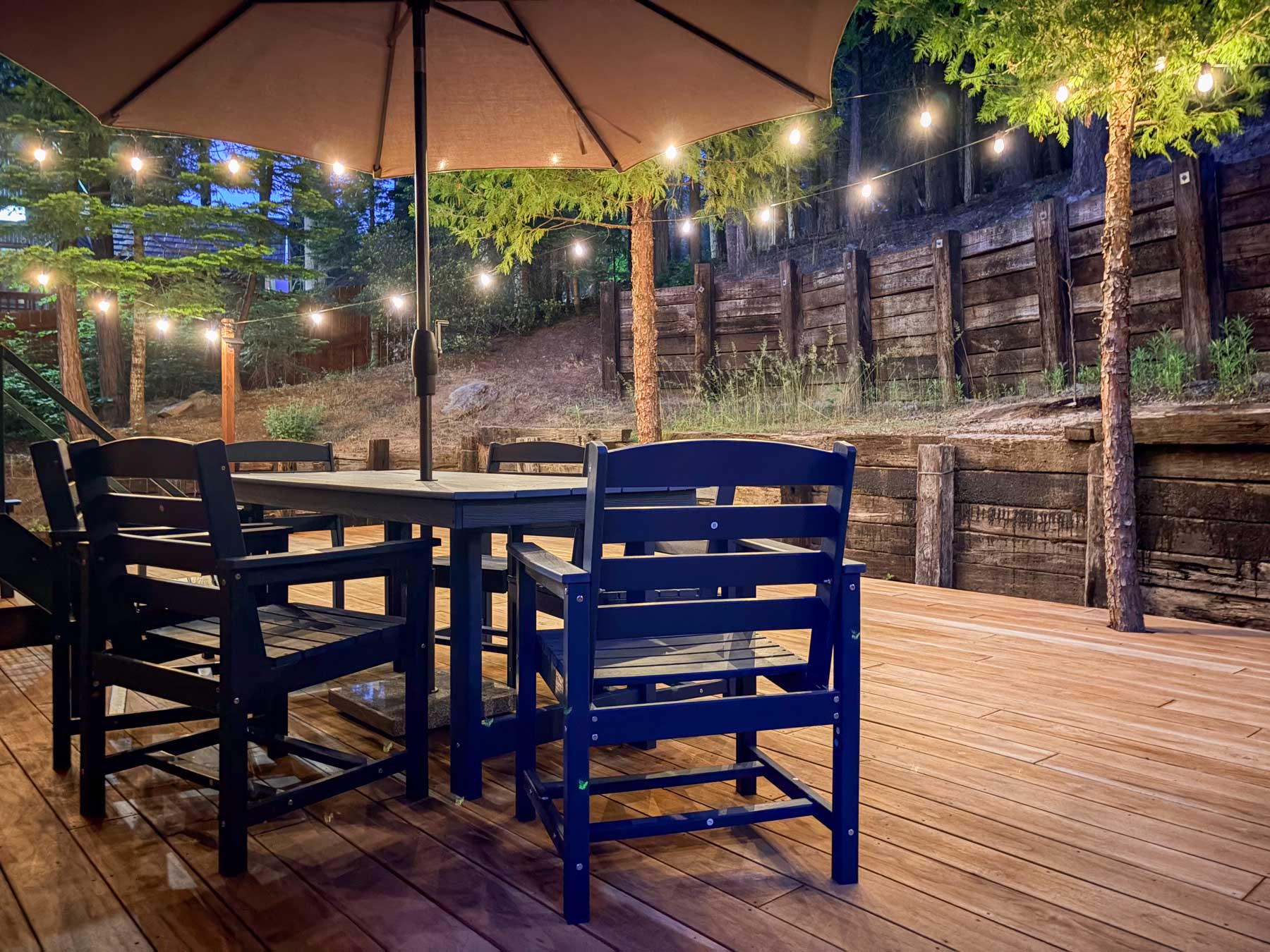 Boom Chalet Back Deck