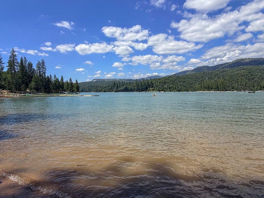 Bass Lake swimming cove